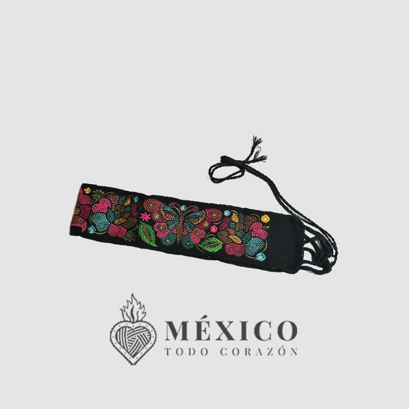 Mexican Folkloric belt day of the dead 5 de Mayo colorfull mexico todo corazon - Picture 2 of 4